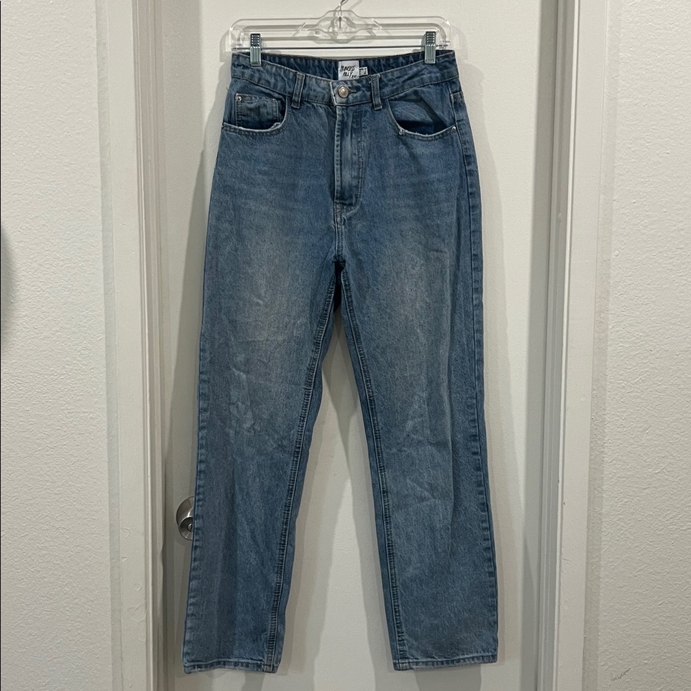 Princess Polly Denim straight Leg Jeans Blue size 6